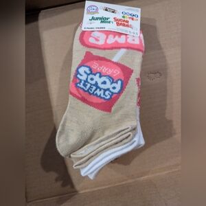 Tootsie Roll Brand Socks 6 Pairs Womens